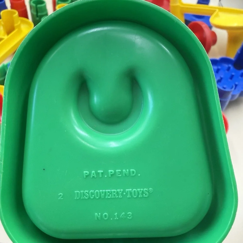 Discovery Toys Marbleworks Marble Maze- 35 Piece Lot Vintage 80s Collectible Toy